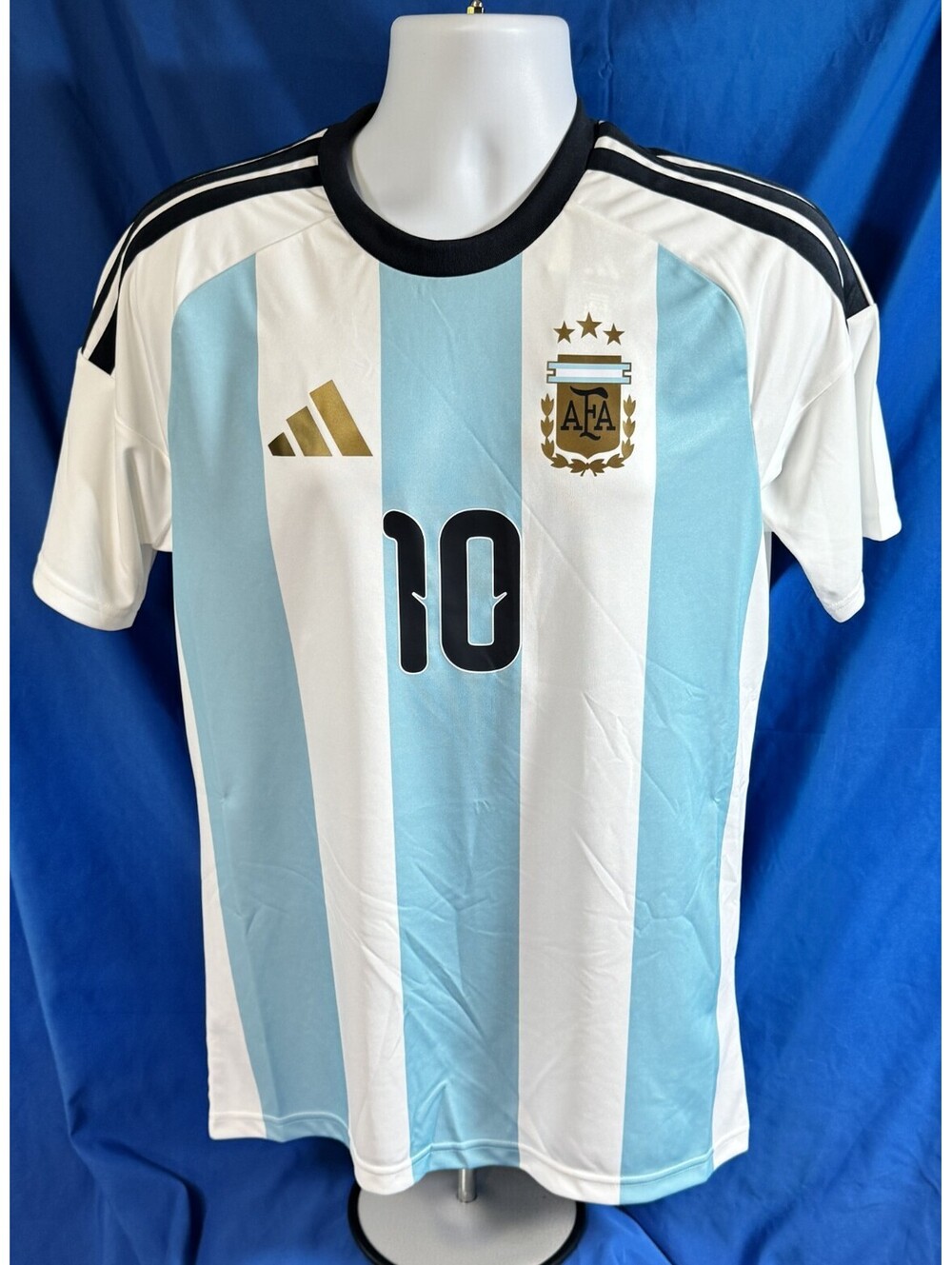 Adidas Argentina 26 Home Lionel Messi Fan Jersey Soccer Football Adult XL NWT
